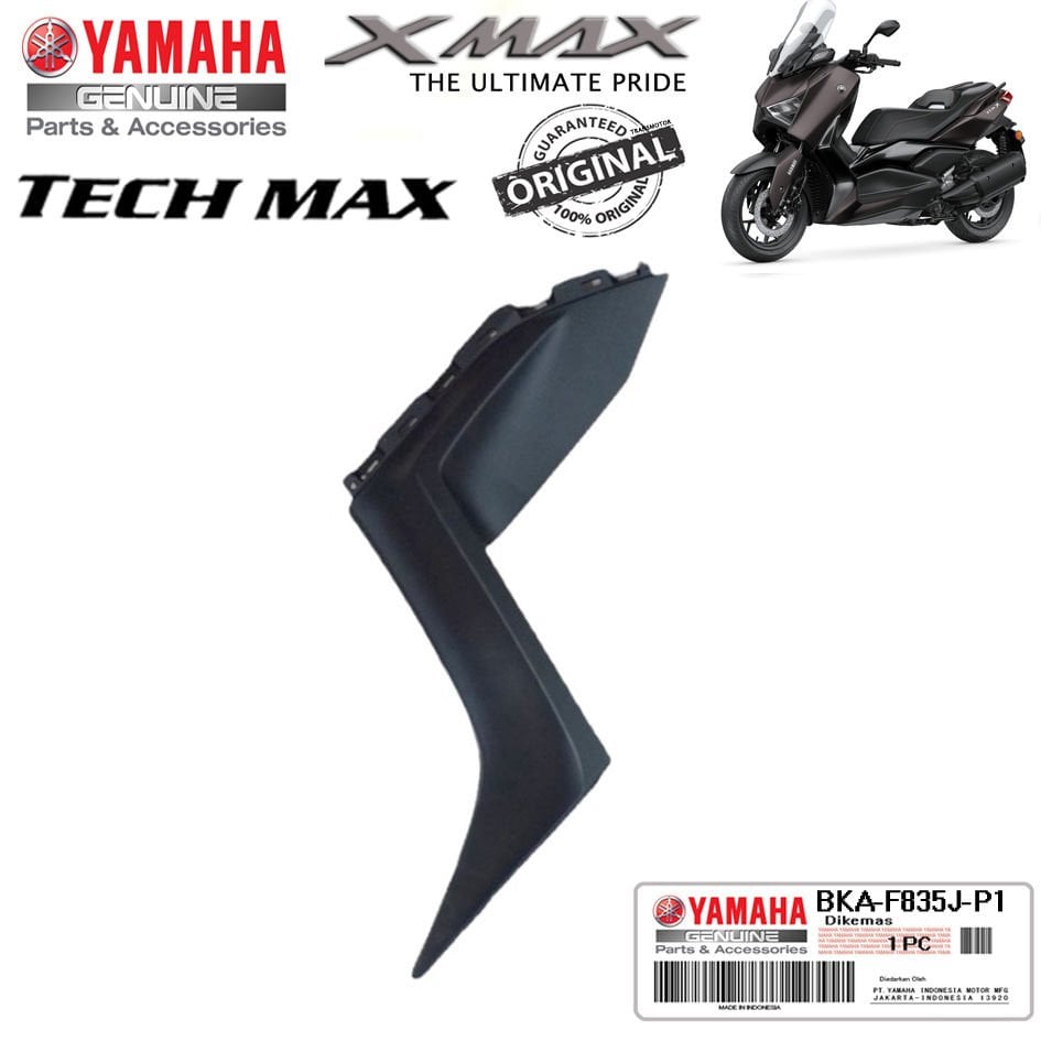 Orijinal XMAX TECHMAX 2023-2024 Sol Ön Panel Z Grenaj Mat Siyah