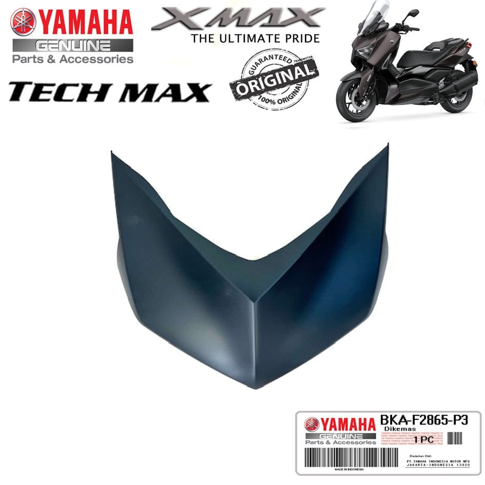 Orijinal XMAX TECHMAX 2023-2024 Far Üstü Panel Petrol Yeşili