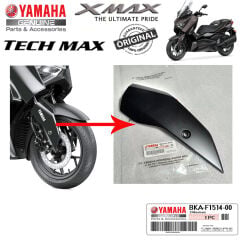Orijinal Xmax Techmax 250/300 2023-2026 Ön Çamurluk Sağ Kapak Taşıyıcı Mat Siyah
