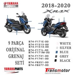 Xmax Ironmax Techmax Mat Siyah 125/250/300 Orijinal Komple Full Grenaj Seti 2018-2022