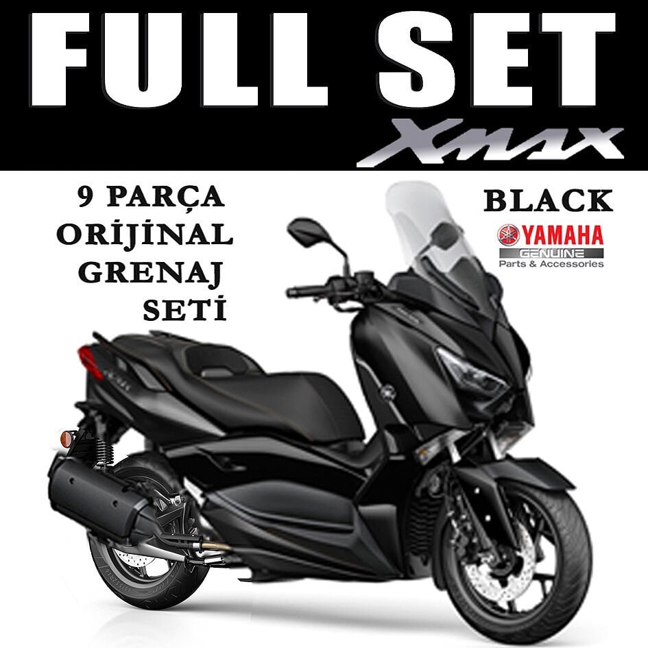 Xmax Ironmax Techmax Mat Siyah 125/250/300 Orijinal Komple Full Grenaj Seti 2018-2022