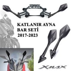 Xmax Ironmax Techmax 2018-2022 Katlanır Ayna-Telefon Tutucu Bar Seti Ayna Kapatma Vidası Hediyeli