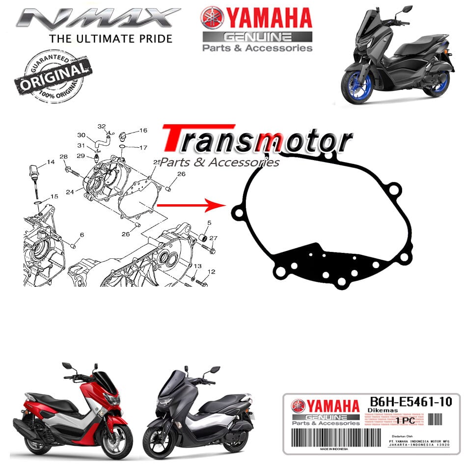 Orijinal Nmax 2021-2026 125/155 Krank Kapak Contası