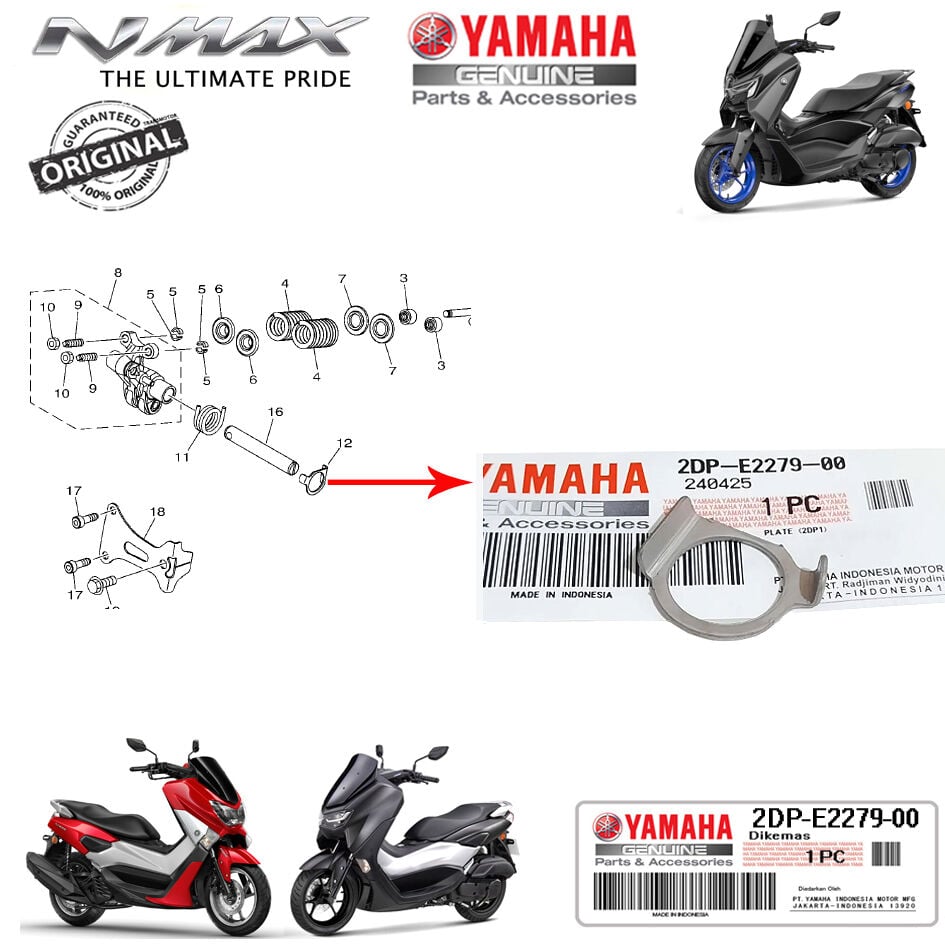 Orijinal Nmax 125/155 2015-2026 Piano Valf Kol Sacı