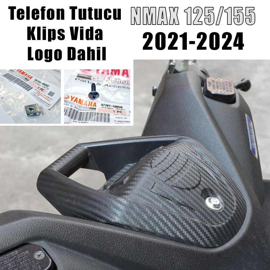 Nmax 125/155 2021-2024 Telefon Kamera Tutucu Bar Orijinal Vida Klips Dahil