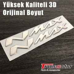 Nmax 125/155 2015-2025 Logo Amblem 3D Sticker