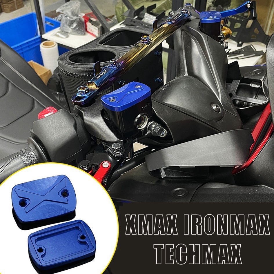 Xmax Ironmax Techmax 125/250/300 2018-2024 Fren Hidrolik Yağ Kapak Seti Mavi