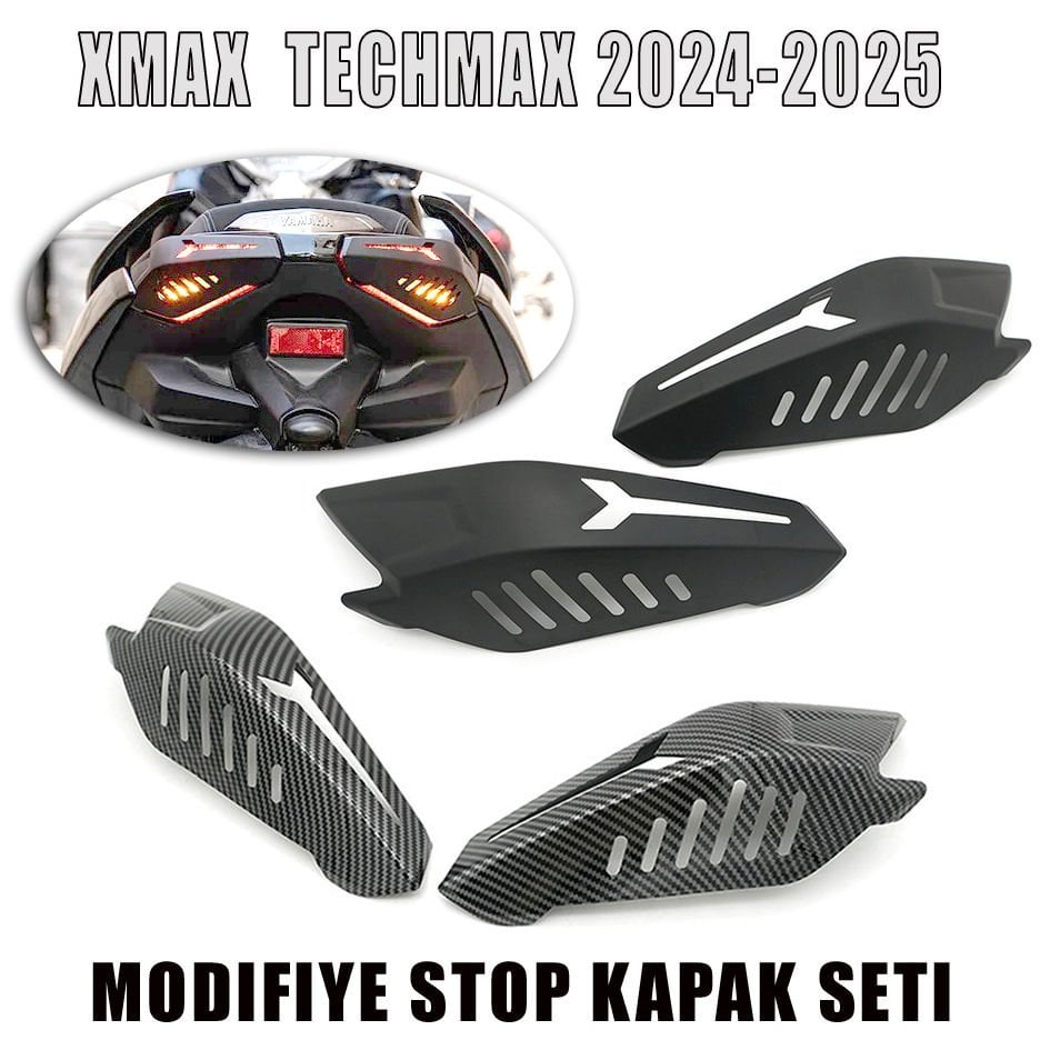 Xmax Techmax 250/300 2024-2025 Stop Camı Koruma Aksesuar Kapak Seti