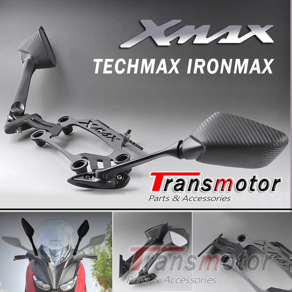 Xmax Ironmax Techmax 2018-2022 Katlanır Ayna-Telefon Tutucu Bar Seti