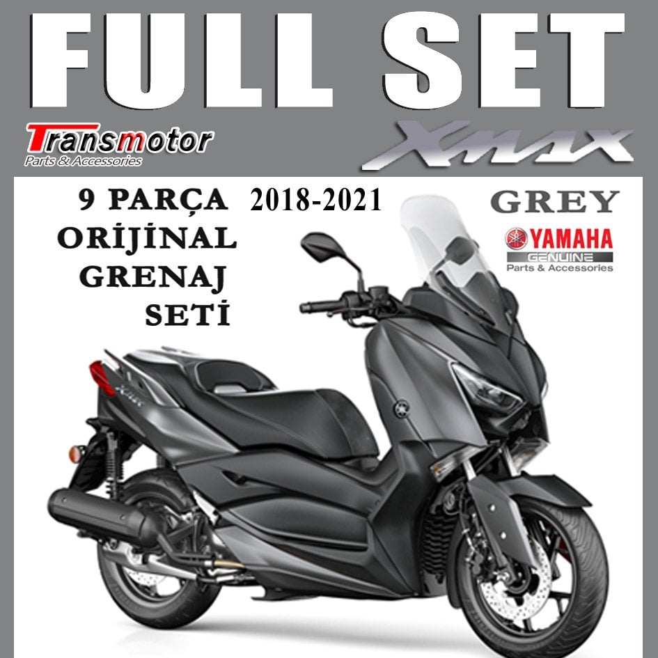 Xmax Ironmax Techmax Koyu Gri-Füme 125/250/300 Orijinal Komple Full Grenaj Seti