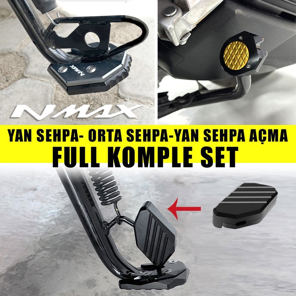 Nmax 125/155 2015-2025 Kaz Ayak Genişletme Seti Full 3lü Set