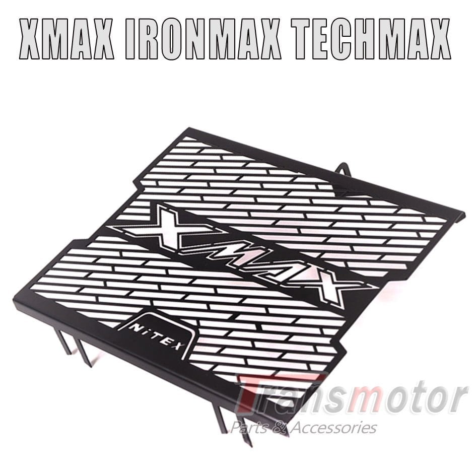 Xmax 250-300 2017-2022 Radyatör Koruma Metal Kapak Aksesuar Siyah