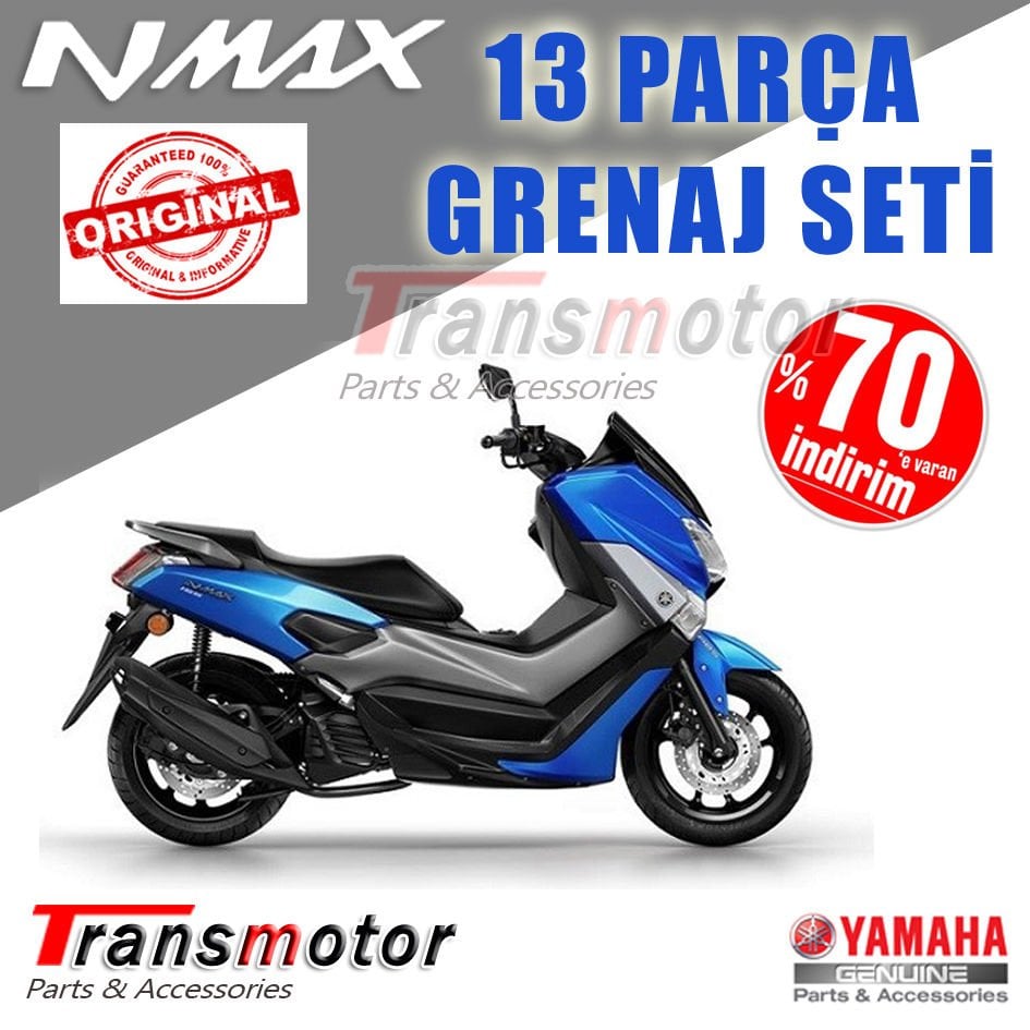 Nmax 125/155 Grenaj Seti Orijinal Parlak Mavi 13 Parça 2015-2020
