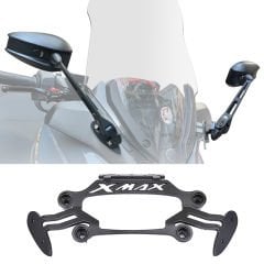 Xmax Ironmax Techmax 2018-2022 Cnc Ayna-Telefon Tutucu Bar Seti Ayna Kapatma Vidası Hediyeli
