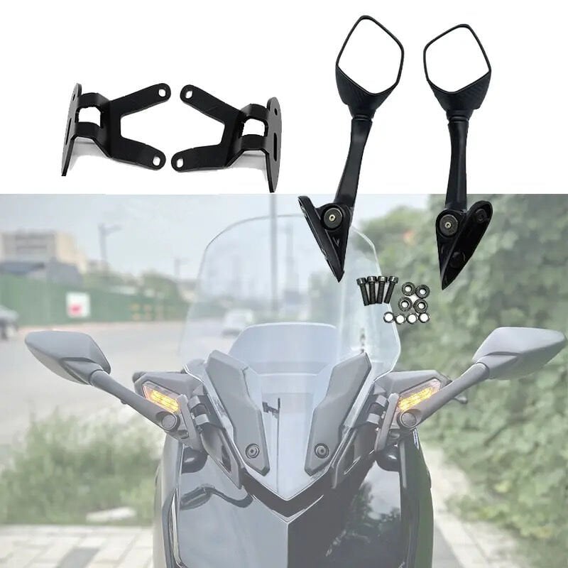 Xmax Techmax 250 2023-2024 Katlanır Ayna Bar Seti Ayna Kapatma Vidası Hediyeli