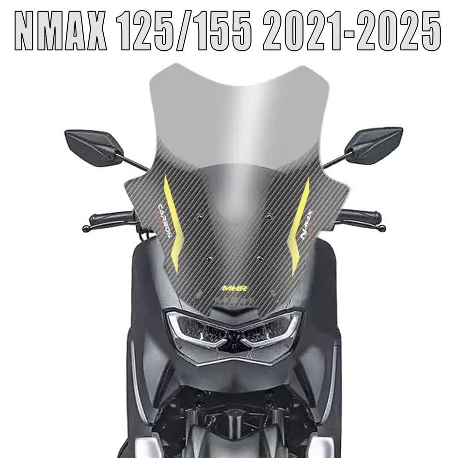 Nmax 125/155 2021-2025 Karbon Detay Spor Cam 56 cm