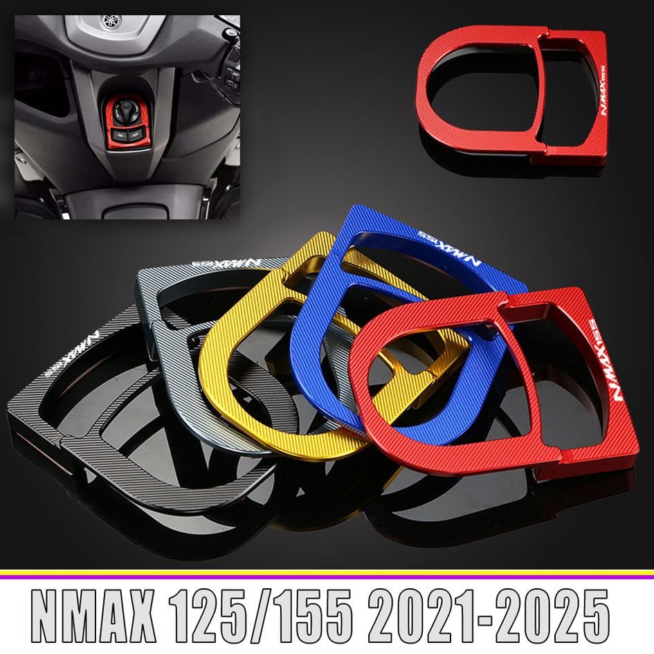 Nmax 125/155 2021-2025 Kontak Çerçeve Cnc Aksesuar Kapak