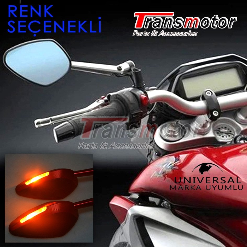 Rizoma Model Sinyalli Cnc Ayna Seti Nmax Xmax Pcx Universal Marka Uyumlu