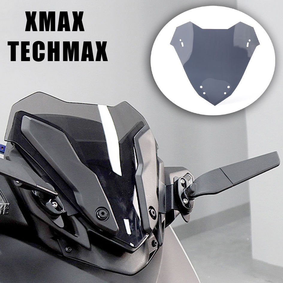 Yamaha Xmax Techmax 250-300 2024-2025 Siperlik Spor Cam Koyu Füme