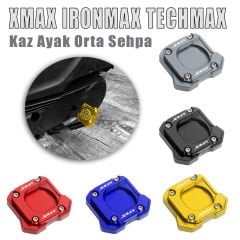 Xmax 125/250/300 2018-2025 Orta Sehpa Genişletme Cnc Logolu Kaz Ayak
