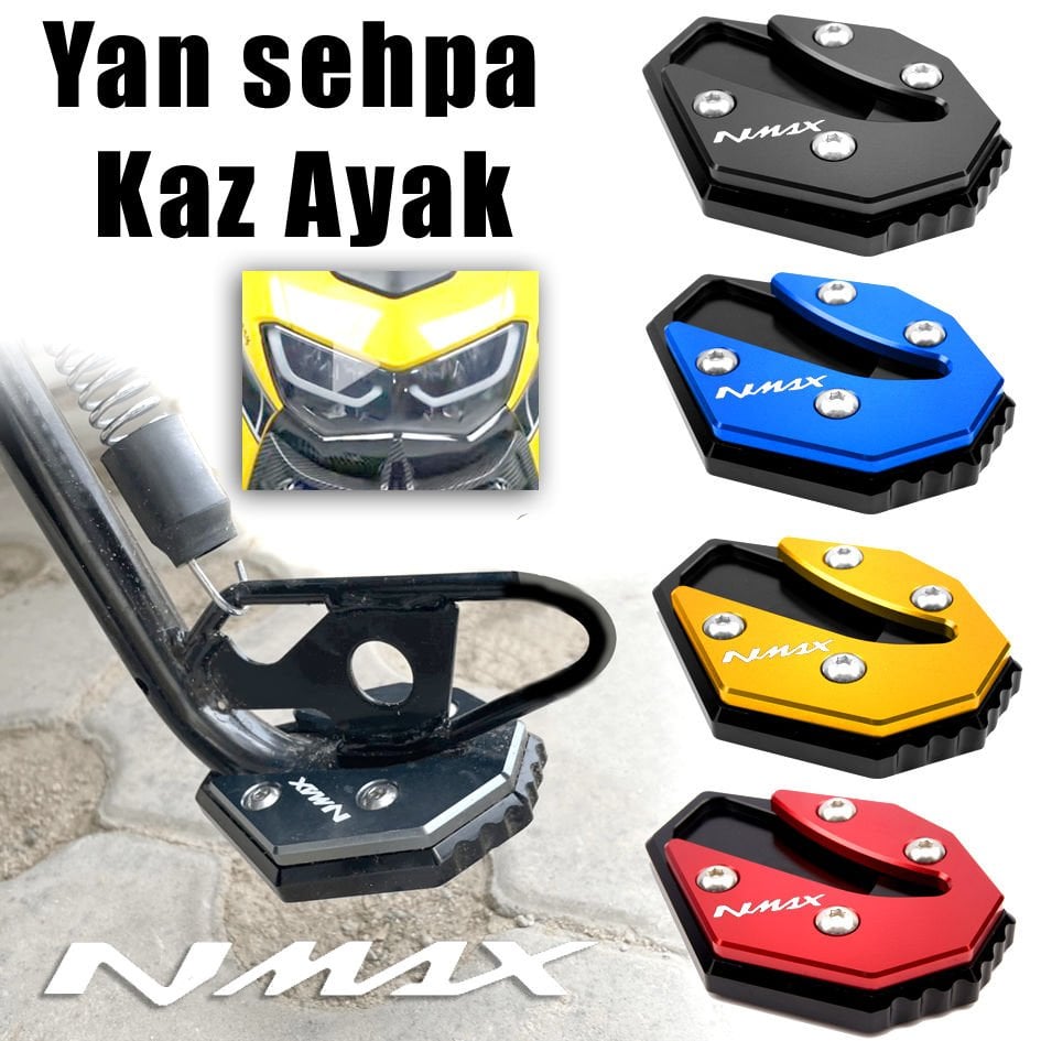 Nmax 125/155 2015-2024 Yan Sehpa Genişletici Cnc Kaz Ayak