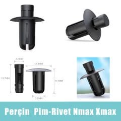 Yamaha Nmax Xmax Universal Grenaj Perçin Rivet Pim Seti 20 Adet