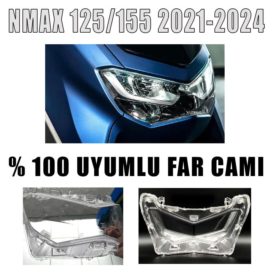 Nmax 125/155 2021-2024 Orijinal Uyumlu Far Camı