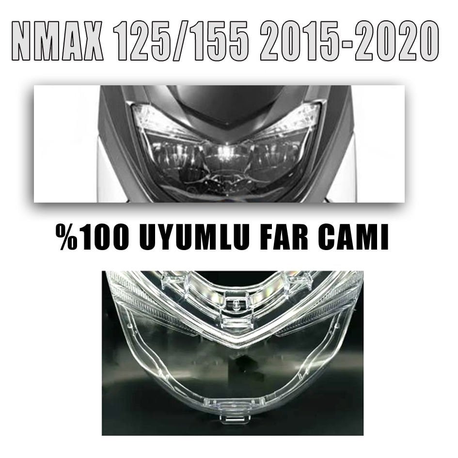 Nmax 125/155 2015-2020 Orijinal Uyumlu Far Camı