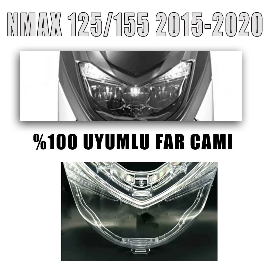 Nmax 125/155 2015-2020 Orijinal Uyumlu Far Camı
