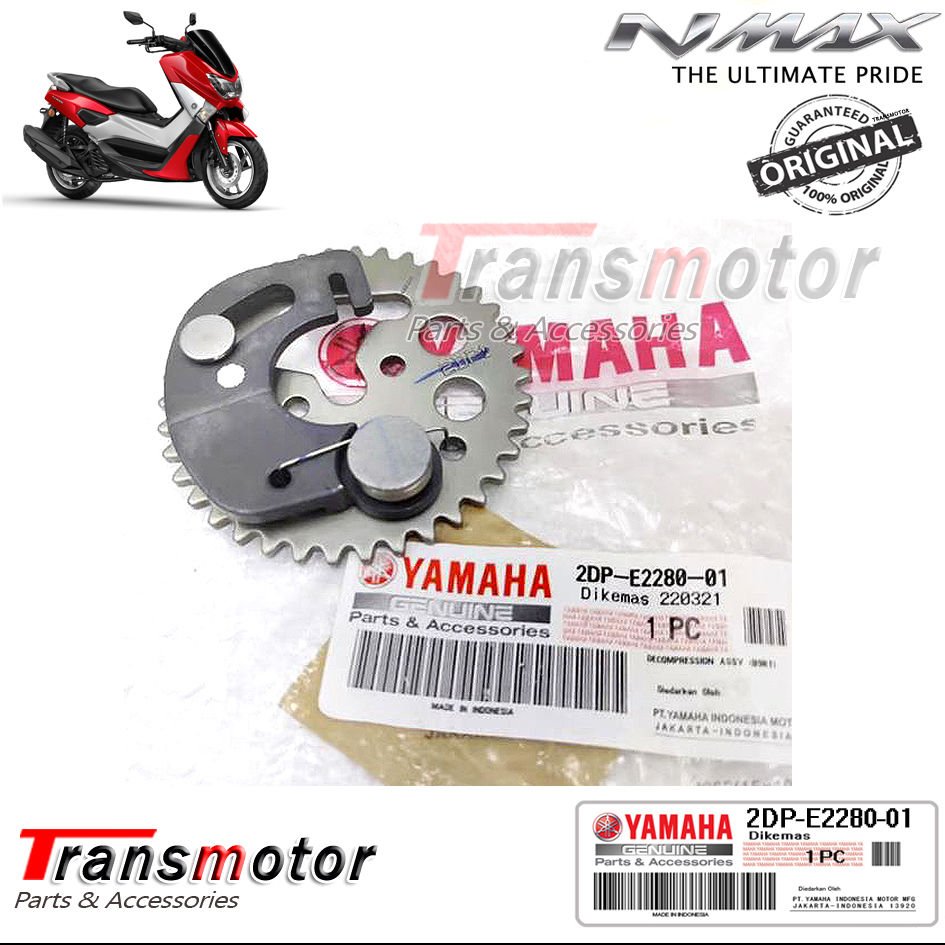 Orijinal NMAX 125/155 2015-2020 Dekompresyon-Eksantrik Üst Dişli