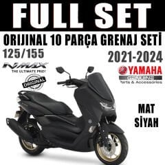 Nmax 125/155 Grenaj Seti Orijinal Mat Siyah 10 Parça 2021-2024