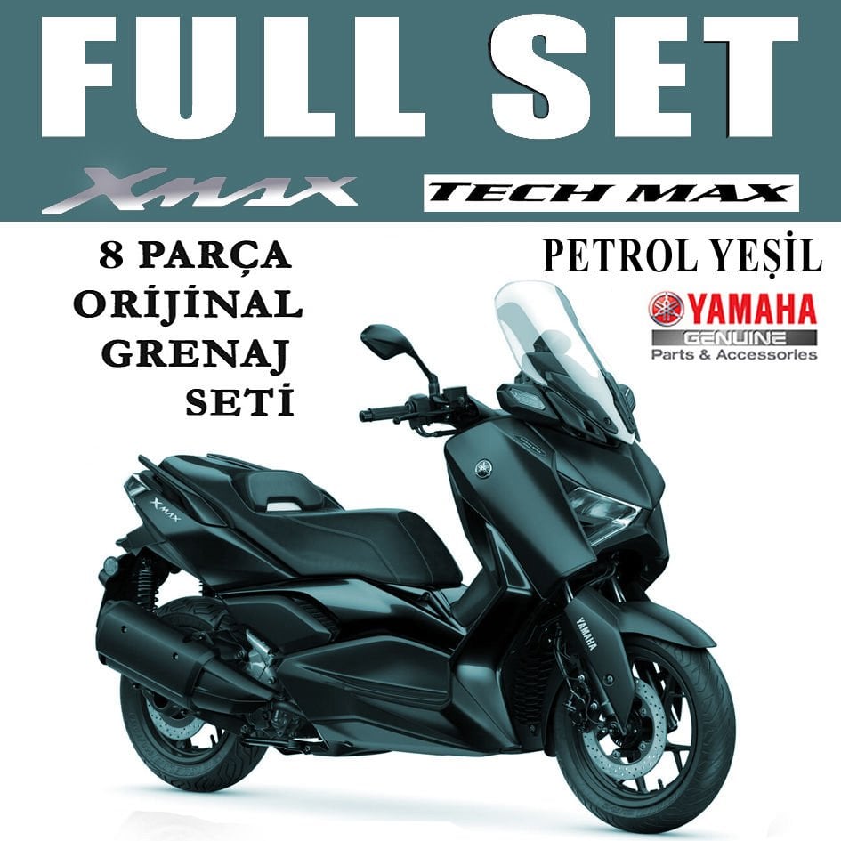 Xmax Techmax 250/300 2023-2025 Orijinal Komple Full Grenaj Seti Petrol Yeşili