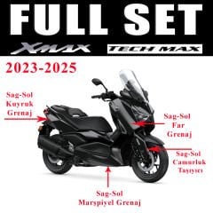 Xmax Techmax 250/300 2023-2025 Orijinal Komple Full Grenaj Seti Siyah