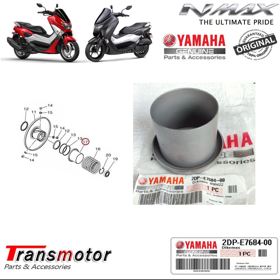 Yamaha Nmax 125/155 2015-2026 Orijinal Debriyaj Burcu