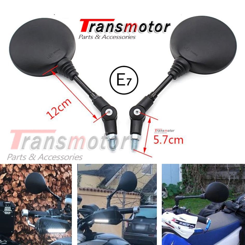 Universal Marka Uyumlu Katlanabilir Ayna Seti 10mm Düz Diş