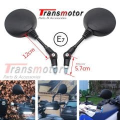 Universal Marka Uyumlu Katlanabilir Ayna Seti 10mm Düz Diş