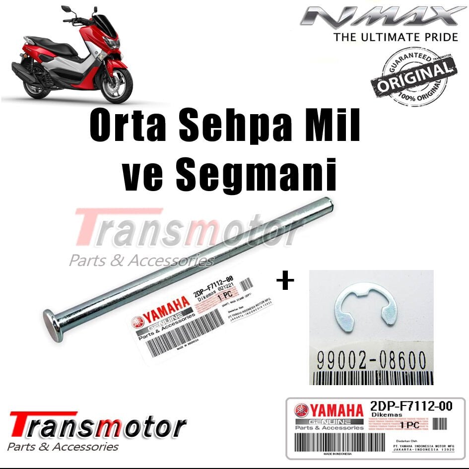 Orijinal NMAX 125/155 2015-2020 Orta Sehpa Mil ve Segmanı