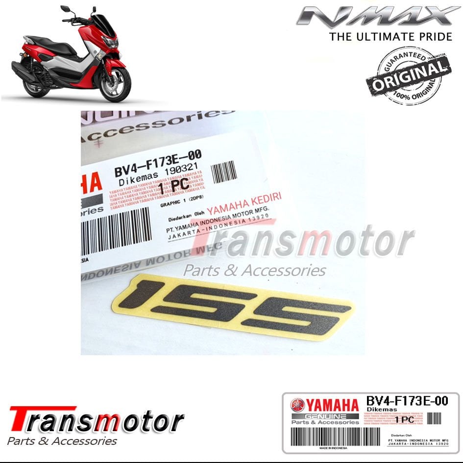 Orijinal NMAX 155 2015-2024 Logo Sticker Amblem