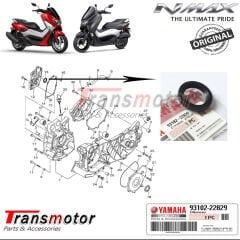 Orijinal NMAX 125/155 2015-2025 Krank Kapak Yağ Keçesi