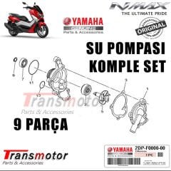 Orijinal NMAX 125/155 2015-2020 Devir Daim Su Pompası Komple Set