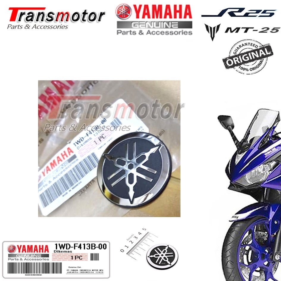 Orijinal R25-MT25 2014-2022 Benzin Depo Yamaha Amblem Logo