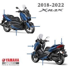 Xmax 125/250/300/400 2018-2022 Koyu Gri-Füme Orijinal Grenaj Parçaları Açıklamayı Okuyun