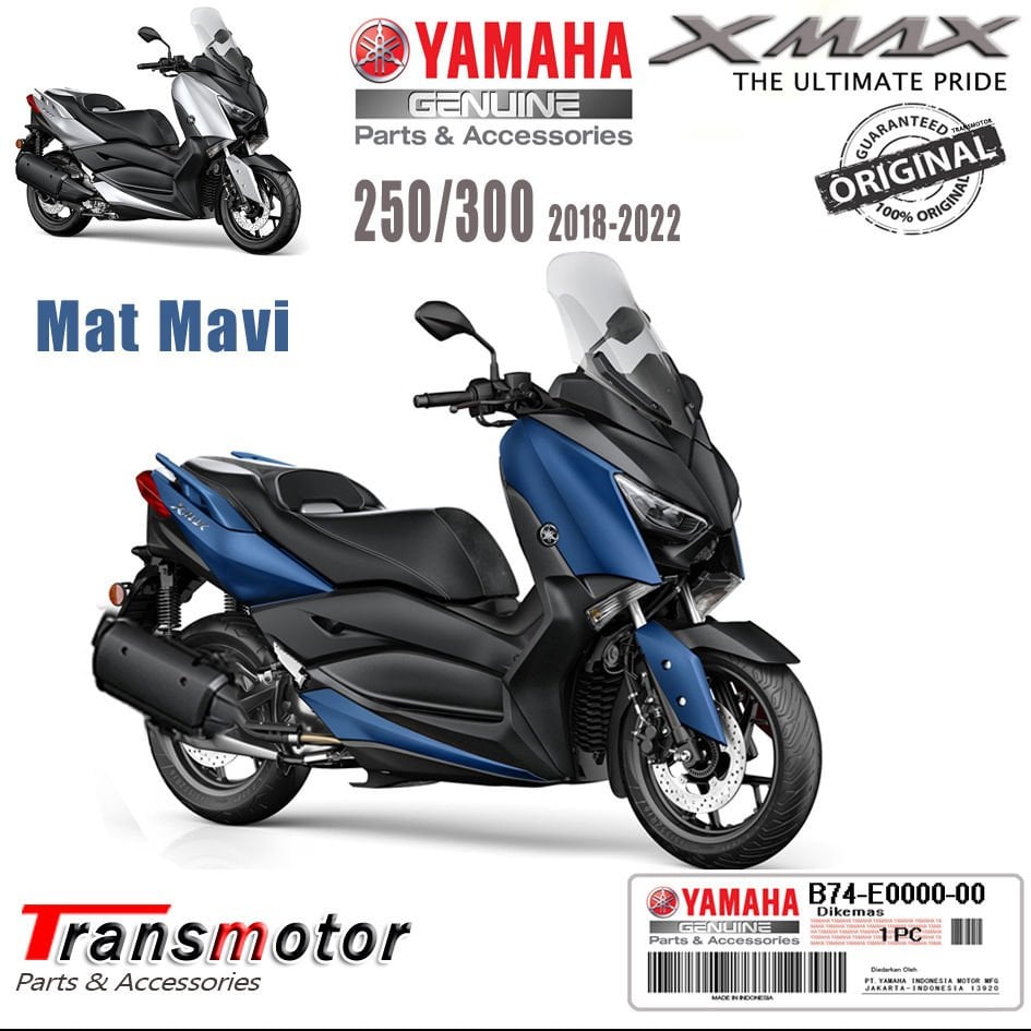 Xmax 125/250/300/400 2018-2022 Mavi Orijinal Grenaj Parçaları Açıklamayı Okuyun