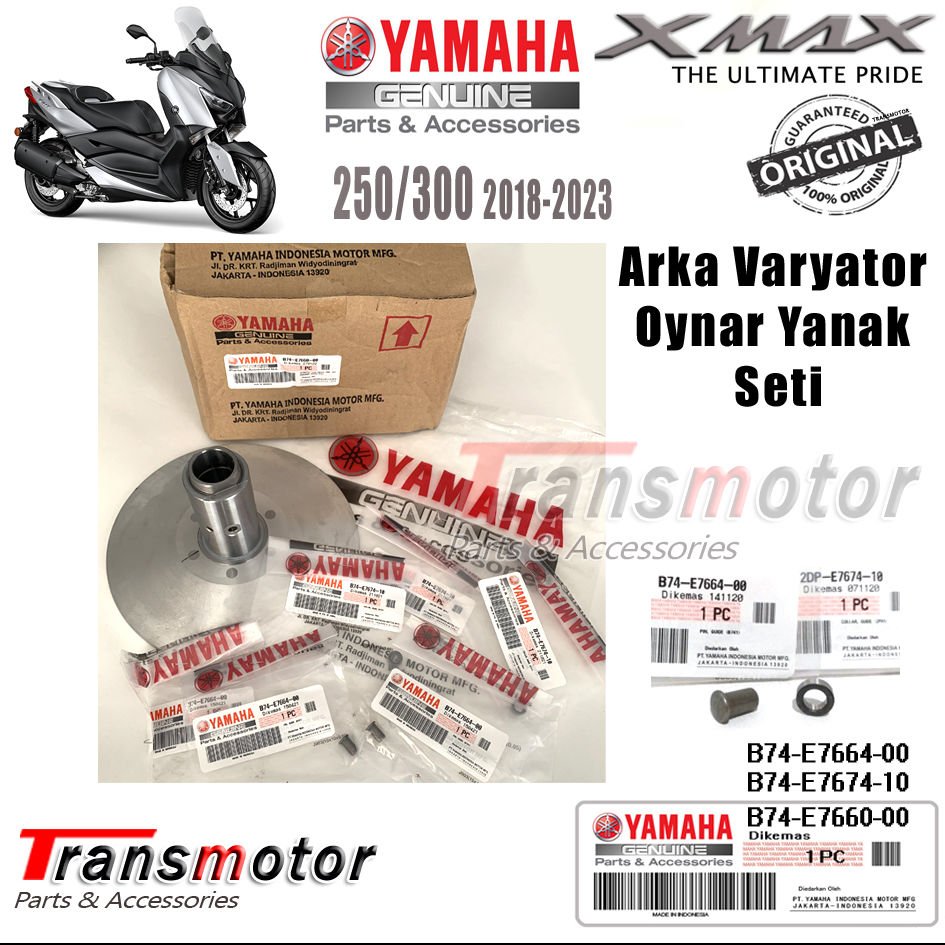 Orijinal XMAX 250/300 2018-2024 Arka Varyatör Oynar Yanak Seti