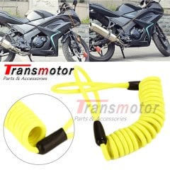 Disk Kilit Hatırlatma Kablosu Yüksek Kaliteli 120 Cm Neon Sarı