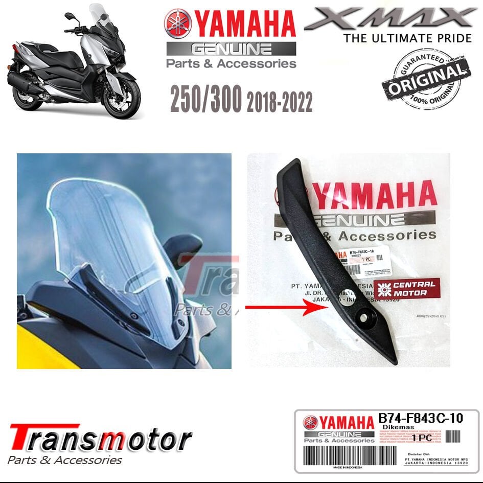 Orijinal Xmax 250/300 2018-2022 Siperlik Cam Sağ Plastik Kapak Açıklamayı Okuyun