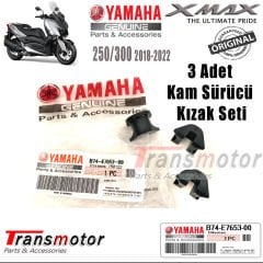 Orijinal Xmax Ironmax Techmax 250/300 2018-2024 Kam Sürücü Kaydırıcı Kızak Seti