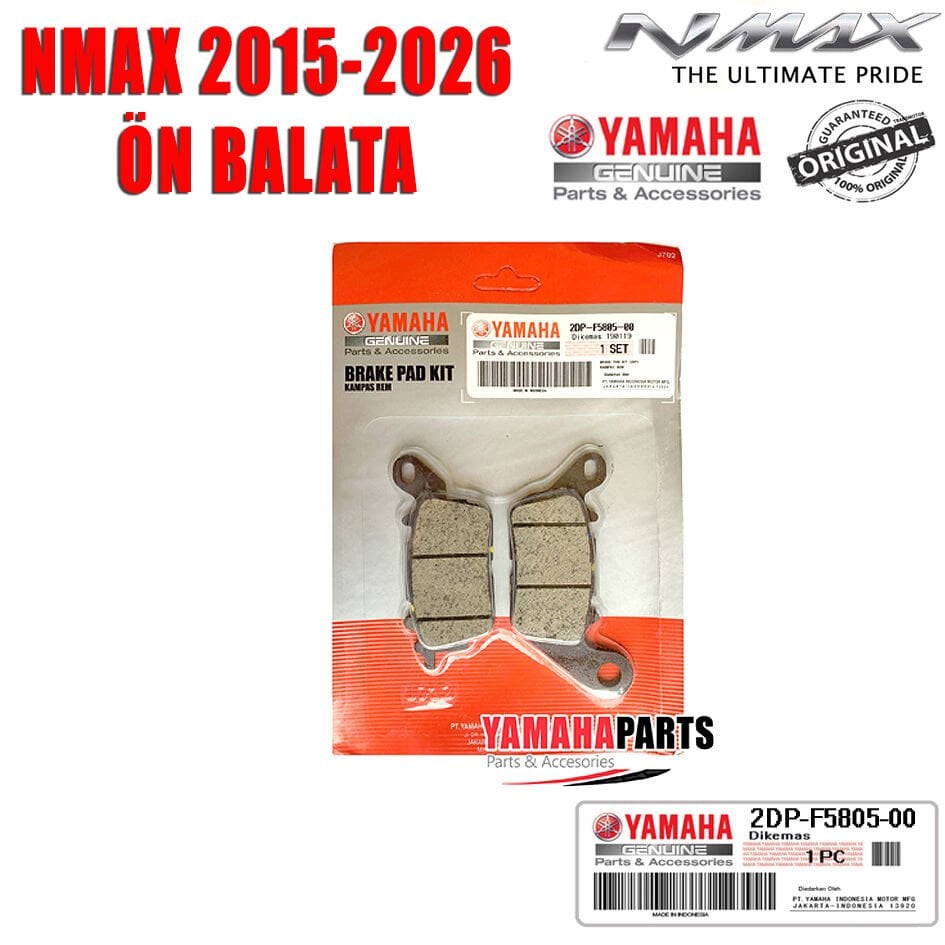 Orijinal NMAX 125/155 2015-2026 Ön Fren Balatası