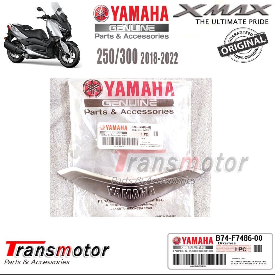 Orijinal Xmax 250/300 2018-2022 Koltuk Yamaha Logo Amblem