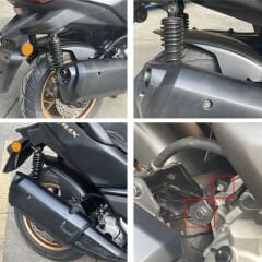 Xmax-Ironmax-Techmax 2018-2025 Sıyırıcı Arka Çamurluk